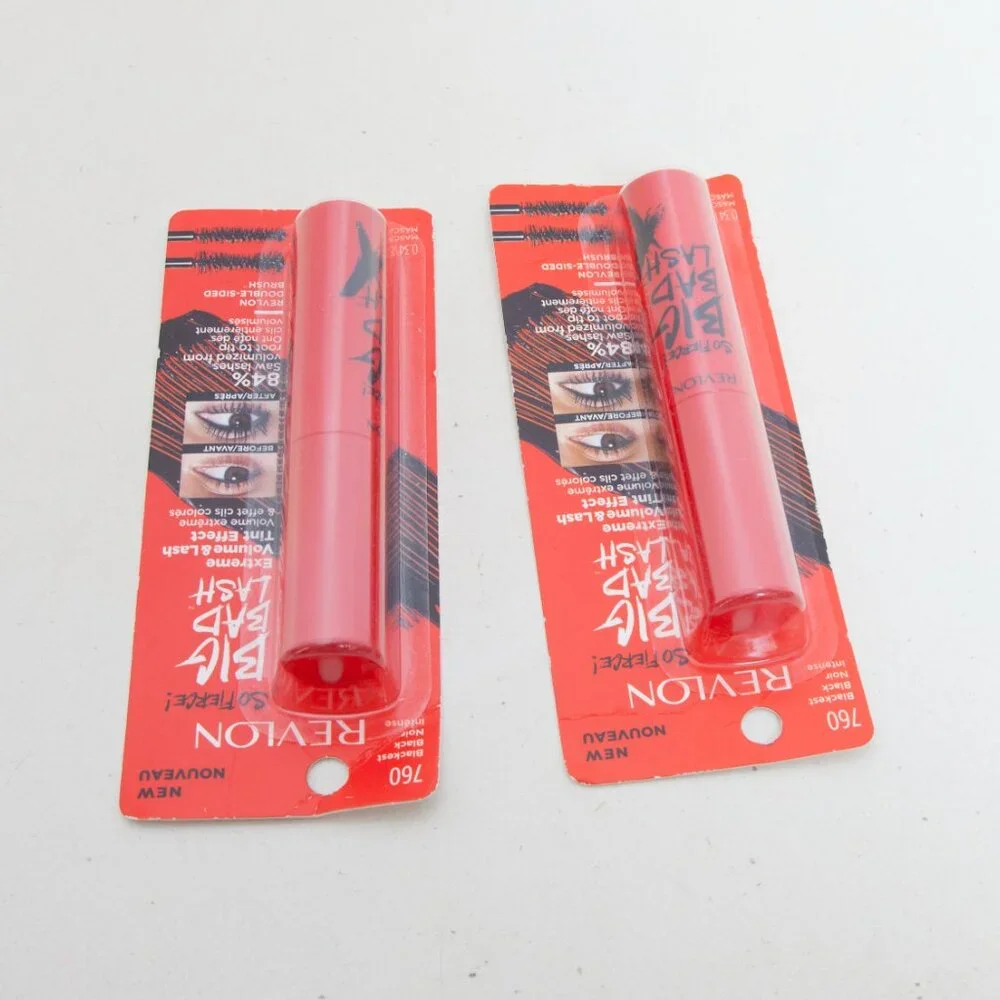REVLON So Fierce Big Bad Lash - Blackest BLack #760 - extreme volume -set of 2
